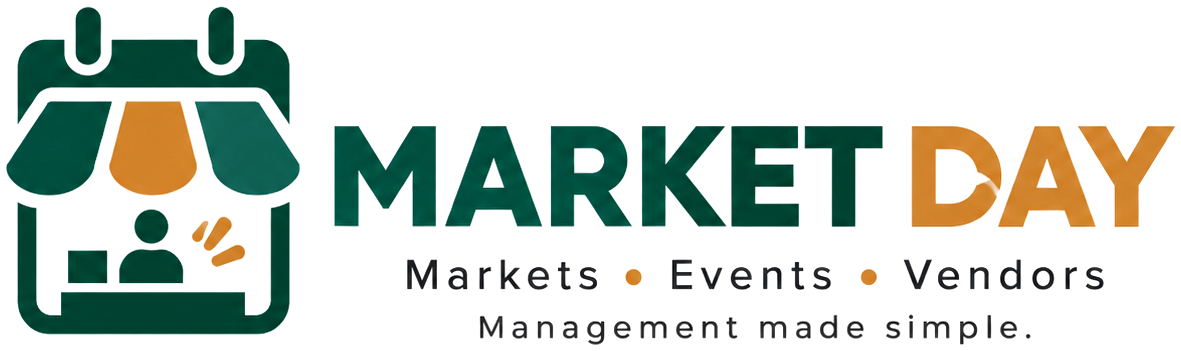 Market Day. Markets, Events, Vendors. Management made simple.